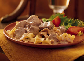 Beef Stroganoff